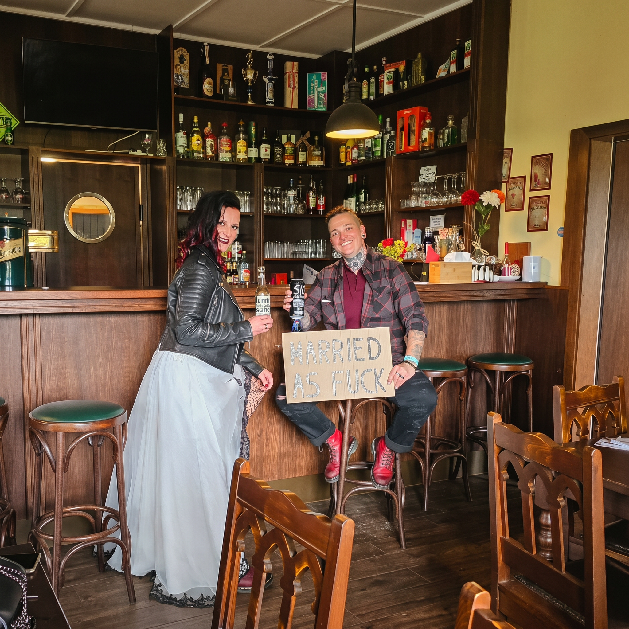 Gäste im Pub Loburg